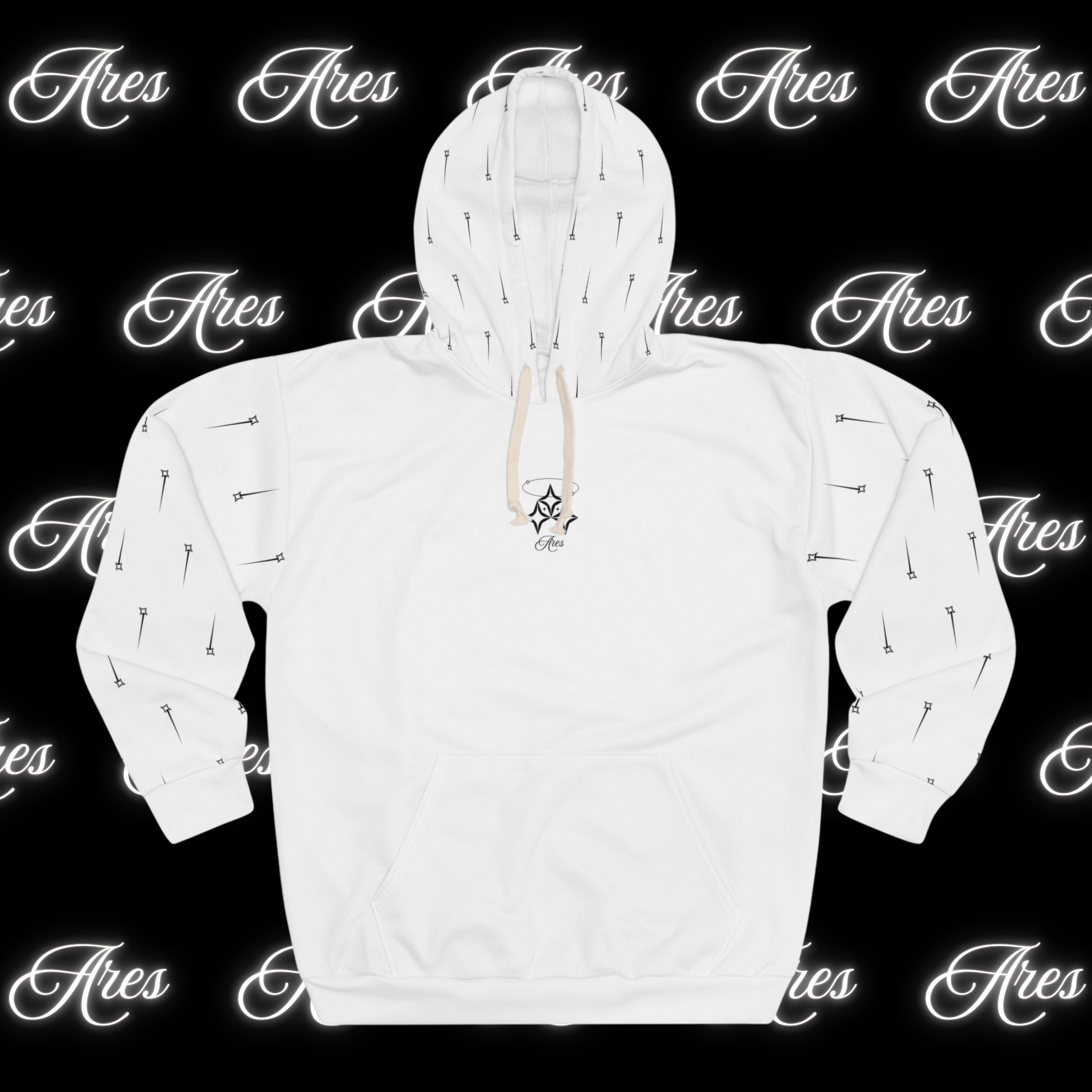 Hoodie STARS White ARES Virtus